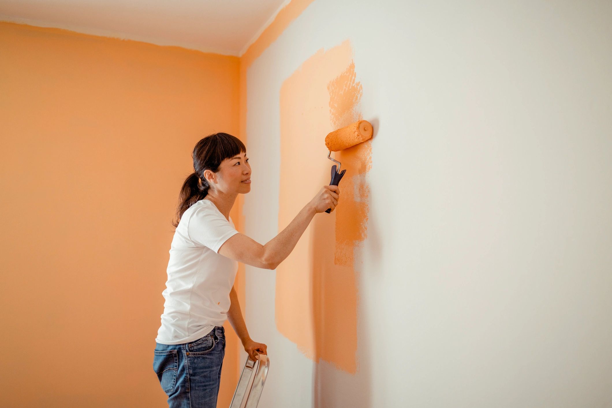 Smiling homeowner portrait